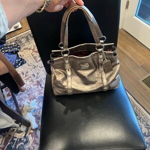 Coach Metallic handbag